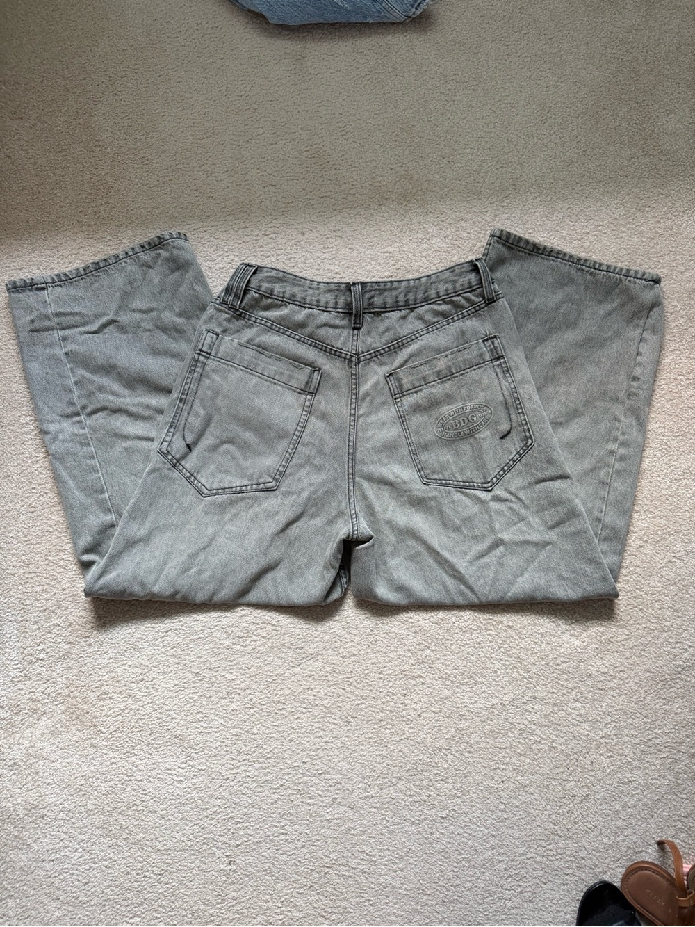 BDG Wide Leg High-Rise Women’s Jeans — Grey - Picture 3 of 5